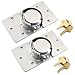 Produktbild 2 SETS OF NEW HIGH SECURITY 2PC PADLOCK HASP VAN LOCK by Marksman