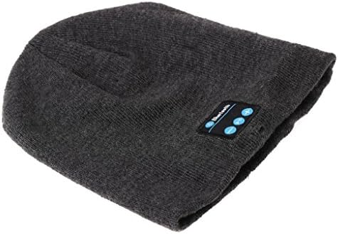 Display Promotion Wireless Bluetooth Smart Beanie Hat with Hands-free Phone Call Answer Speakerphone Headset Earphone Knit Music Cap for Skiing Running Skating Walking,Christmas Gifts