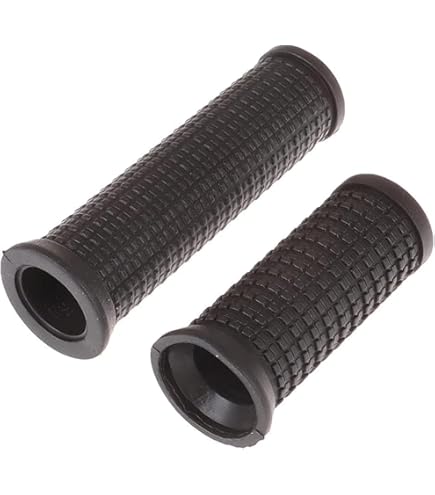 Twist Shifter Grips 2Pcs Black Bike Bicycle Long/Short Handlebar