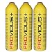 Produktbild PROVIDUS Druckgasdose GASEX 3er Set Gaskartusche Einwegkartusche 7/16' 3x 860ml