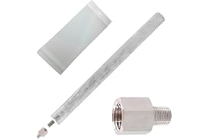 REPUESTO TECNICO Repuesto Técnico | Ánodo de Magnesio 22x350 mm para Termo Eléctrico | Varilla de Sacrificio Universal con Rosca M6/M8 | Compatible con Cointra y Otras Marcas | Incluye Adaptador