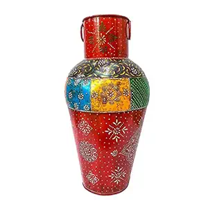 Apka Mart The Online Shop Iron Flower Pot Vase (Standard, Multicolour)