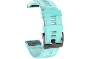 ISABAKE Correa para Garmin Fenix 6/Fenix 6 Pro/Fenix 5/Fenix 5 Plus, Quickfit 22mm Pulseras de Repuesto para Forerunner 935/945, Approach S60