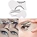 Tinabless 2 in 1 Brown and Black Waterproof Gel Eyeliner Set with Makeup Eyebrow Brush + Cat Eye Liner Stencil