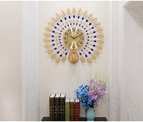 G wall clock Living Room Modern Creative Clocks Simple Watch Silent Mute Personality Fashion Wall Clock,B,26 inches