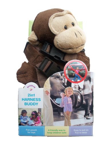 Goldbug baby 2 in 1 harness buddy backpack safety reins (CHIMP)