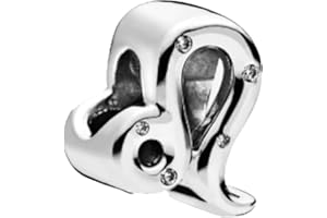 GHMIOU Charms 12 constellations en argent sterling 925 pour bracelets et colliers, breloque de Noël, cadeau d'anniversaire pour femme, Zircone cubique