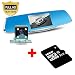 Produktbild zenteko Dashcam Rückspiegel Full HD 1080p inkl. 16 GB Aufnahme anhaltende (im Schleife), automatisches An- und Rückspiegel KFZ-Full HD und ace-sm201, Kamera vorne/trastera, Camcorder DVR G-Sensor