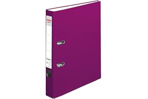 ‎HERLITZ Herlitz 50011865 Ordner mit Einsteckrückenschild, A4, Brombeer, Beere, 5 cm