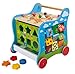 Produktbild "Unser Sandmännchen" Multifunktions- Spielwagen / Lauflernwagen aus Holz, vielseitiger Spielspaß für Kinder ab 12 Monaten