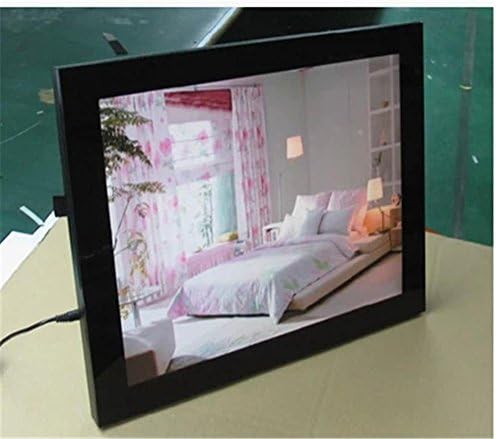 digital FhotoLED HD Digital Photo Frame Mirror Plane Multimedia Support Music and Video Playback SD Memory Card &amp; Remote Applicable for Any Gifts Occasions , black , 17 inch