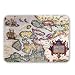 Produktbild Map of Zeeland, c.1560 (hand coloured.. - Mousepad - Natürliche Gummimatten bester Qualität - Mouse Mat