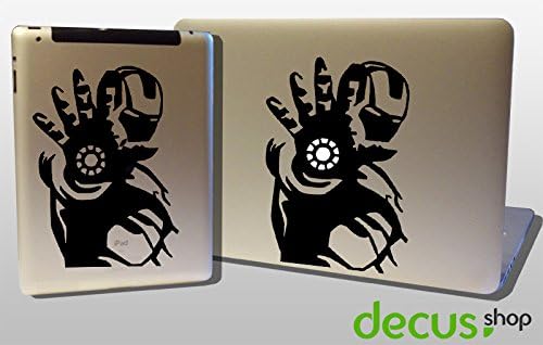 Ironman Stickers for Apple MacBook Air/Pro 11 "13" 15 "17" and Apple iPad/iPad Mini black black 15" Macbook Pro