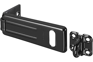 Master Lock 704EURDBLK Esterno Porta Chiavistello, Nero Opaco