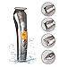 Produktbild Haarschneide Set Gesicht+Körper+Haar, T-Antrix 7 in 1 Herren Grooming Kit Haarschneider Maschine Bartschneider Dual Rasierer Haarschneidemaschine, Körpertrimmer, Haarschneider, Langhaarschneider, Haartrimmer, Wiederaufladbar