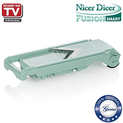 Genius Nicer Dicer Fusion Smart Julietti | Mint-Grün | 16 Teile | Alles-Schneider | Reiben | Julienne | Spiralen | Hobeln | Würfeln | Schneid-Gerät | Bekannt aus TV | NEU - 6