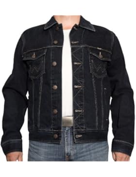 Wrangler basic Jeans jacke im Truckerstyle Herren Jacket blau schwarz