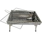 TMD-Line BBQ Holzkohlegrill 45 x 30cm Klappgrill Standgrill Tragbar Camping Garten Grill – Bild 4