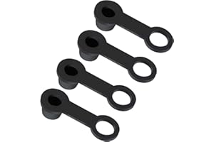 AKOZON Tapón de rosca de freno de motocicleta, 4 piezas 8 mm Tapón de tornillo de freno de disco universal de motocicleta Tapón de tornillo de aceite de freno Tapón de goma apto para motocicleta Moto