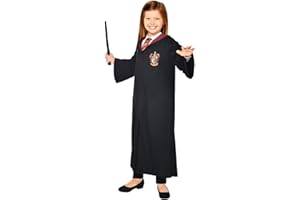 Amscan - Kostium dziecięcy Hermiona, Hogwart, Harry Potter, Gryffindor, czarodziej, mag, karnawał