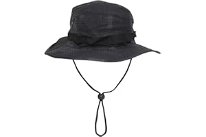 MFH Homme GI Ripstop Bush Chapeau Noir