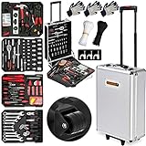 🛠️ Praktisch: Die vier Sets sind separat herausnehmbar. Dies erleichtert Ihnen das Arbeiten, zudem ist Ihr Werkzeug immer gut sortiert.