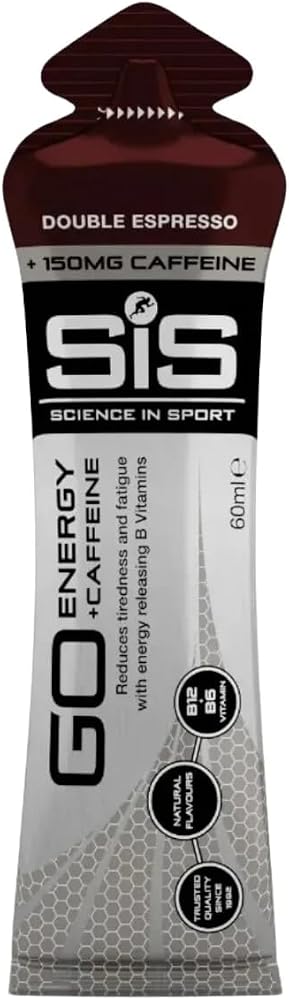 Science in Sport Sis Gel Go Energy + Caff Double Espresso Protein Tozu 60 ml