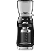 Smeg CGF01BLEU Kahve &Ouml;ğ&uuml;tme Makinesi, Siyah