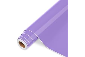 IIMAGINE VINYL Vinilo Adhesivo Morado - 30,5 cm x 366 cm de Vinilo Permanente Morado Brillante, Vinilo Morado para Cricut, Silhouette Cameo, la mayoría de las máquinas de corte