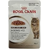 Royal Canin Feline Portionsbeutel Multipack Ageing plus 12 in Gelee 12x85g, 1er Pack (1 x 1.02 kg)