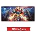 Produktbild IGIRC Mauspad Jungen Coole Avengers Film 900X400Mm Mauspad, Perfekte Präzision Und Geschwindigkeit Gaming-Mauspad Mit 3 Mm Starker Unterseite, Für Notebooks, Pc, M