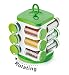 Kuber Industries™ Revolving Spice Rack / Masala Rack / Masala Box (12 Spice Jar) RS.799.00