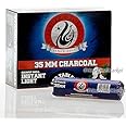 Starbuzz Charcoal 100 Pieces Quick Instant Light Coconut Shell Hookah Shisha Coal Fast Lite Medium Size 35 MM Box