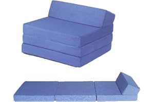 IZTOSS Colchón de Plegable para Adultos y niños, 1 Plaza, 70 x 200 x 10 cm, colchón de Cama de Viaje Plegable como colchón Plegable de invitado o colchón Plegable de Camping y colchón Cuadrado Plegable