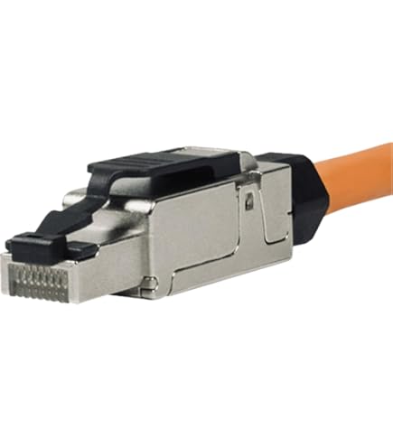 VCELINK RJ45-stekker, zonder gereedschap, Cat 7, Cat8, netwerkstekker POE , Cat 8-stekker, 40 Gbps, 2000 MHz, afgeschermd, LAN-stekker met LSA-aansluiting voor installatiekabel, installatiekabel VCELINK RJ45-stekker, zonder gereedschap, Cat 7, Cat8, netwerkstekker POE , Cat 8-stekker, 40 Gbps, 2000 MHz, afgeschermd, LAN-stekker met LSA-aansluiting voor installatiekabel, installatiekabel