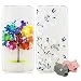 Produktbild 2X Handy Silikonhülle für Xiaomi Redmi Note 6 Pro, Stoßfest Schutz Tasche Weich TPU Gel Bumper Etui Dünn Cover Case (Baum Blume) Kratzfest Anti Fingerabdruck, mit 2 Tier Kable