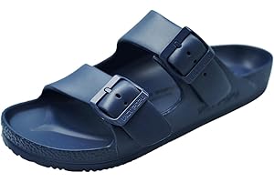 VICT POPU Sandales Femme Été de Plage Piscine - Claquettes Confortable - Mules Femme Antidérapantes - Chaussure Pantoufles Mode