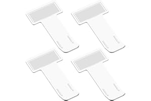 JOYAN 4 Pezzi di Portaterinamento del Parcheggio, Parcheggio Trasparente Titolo Parabrezza, Clip per i Biglietti per Il Disco di Protezione del Vento per Auto