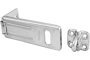 Master Lock 703EURD Outdoor Door Padlock Hasp, 8.9 x 3.5 cm