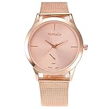 Armbanduhr Damen Ronamick Neue Mode weibliche Uhren Frauen Luxus Quarzuhr Rose Gold Watch Armbanduhr Uhr Uhren(C)