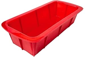 Guardini, Stampo plumcake 24x13 cm, Silicone alimentare, Rosso, Made in Italy, Linea Juliette