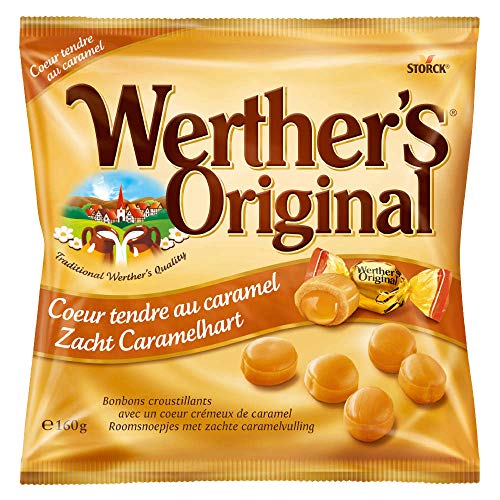 Caramelos werther´s original toffe relleno de caramelo bolsa 1 kg
