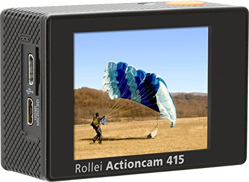 Obtener Rollei Actioncam 415 - Potente videocámara de acción con Wi-Fi
y resolución de vídeo de 1080p/30 fps - Negro Revisión
