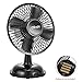 Price comparison product image OTraki USB Fan Oscillating Metal 4 inch Silent Mini Desk Fan Auto-Rotate with Adjustable Angle 2 Speed Choose Portable Cooling Pioting Fans Small Quiet Ventilator for Desktop