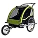 602–02 Bike Trailer for Children with Jogging Kit, Colour: Lemon / Black
