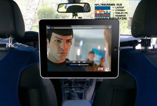 Infuu Holders 007-2 Car Headrest Mount for iPad 2, 3, 4, Air, Mini/Galaxy Tab Note/Tablet PC Long