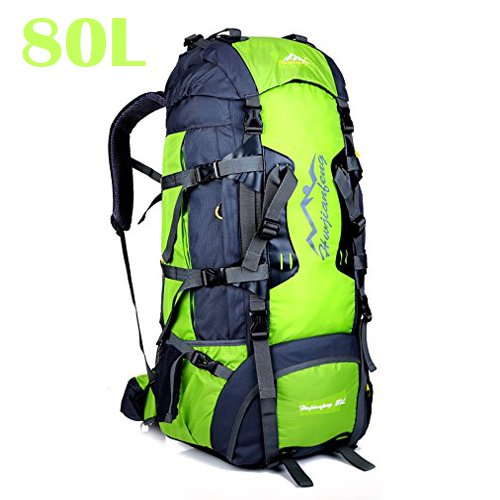 MYMM 50L 80L Backpack, Great for Outdoor sport, Hiking, Trekking, Camping Travel, Mountain Climbing. Waterproof Mountaineering Bag, Travel Climbing Daypacks, Knapsack, Rucksack