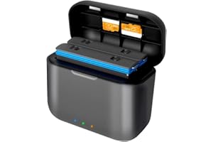 SZAERFA Battery Fast Charger Hub for Insta360 X3,Batteries Charging Storage Station for Action Camera X3 Quick Charge Accessories