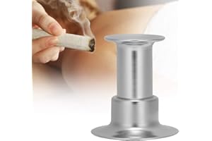 Kireina Extintor de Moxa de acero inoxidable, extintor de Moxa, Extintor de rollo de Moxibustion opcional multiespecificación con bandeja de colector de cenizas Base estable (2 cm)