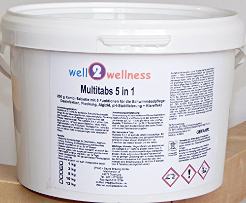 Chlor Multitabs 5in1 200g mit 96% Aktivchlor - 3,0 kg